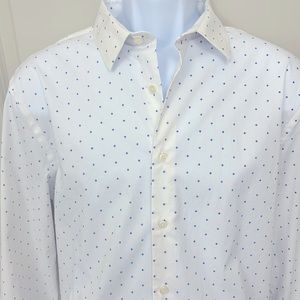 Banana Republic untucked fit long sleeve button down.